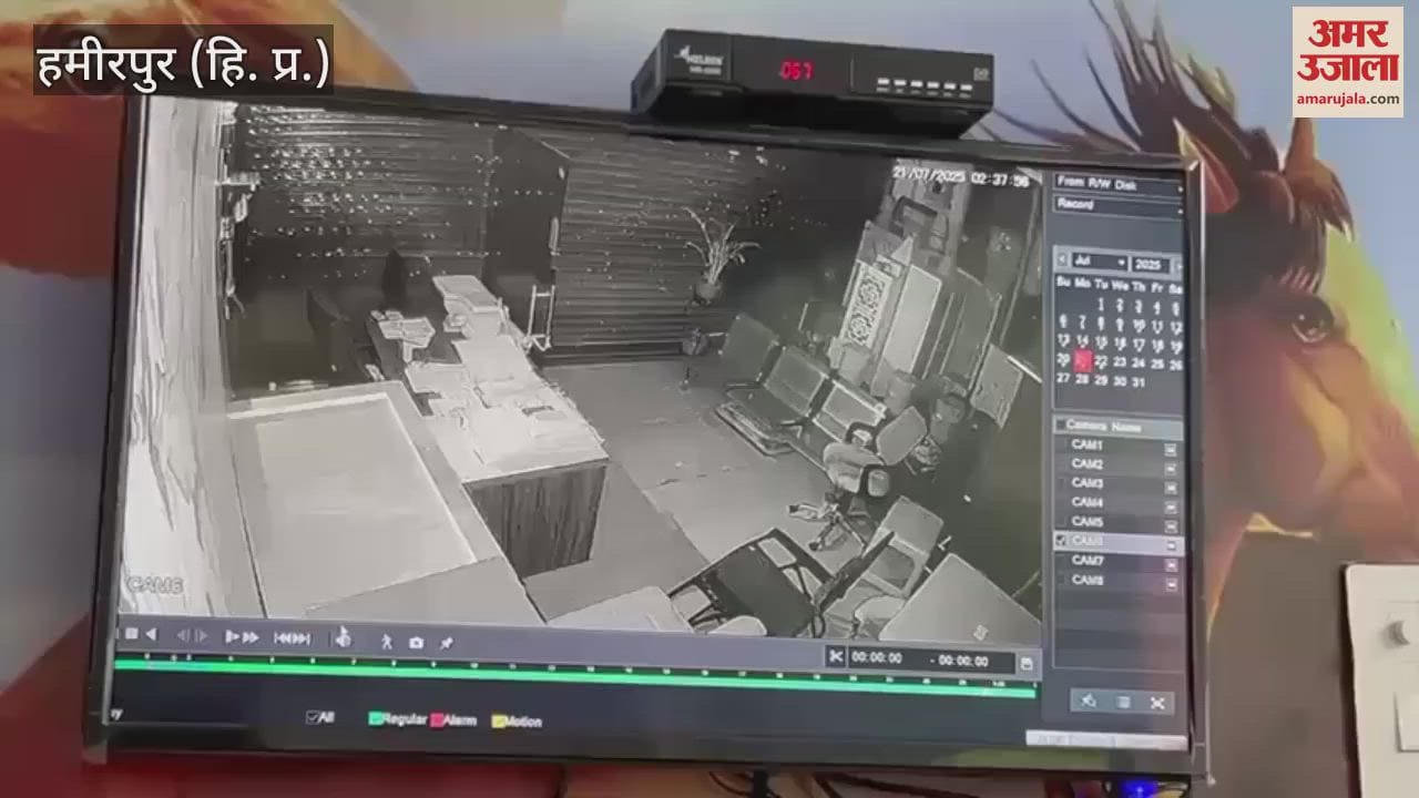 Hamirpur Late night theft in a furniture shop in Taropka