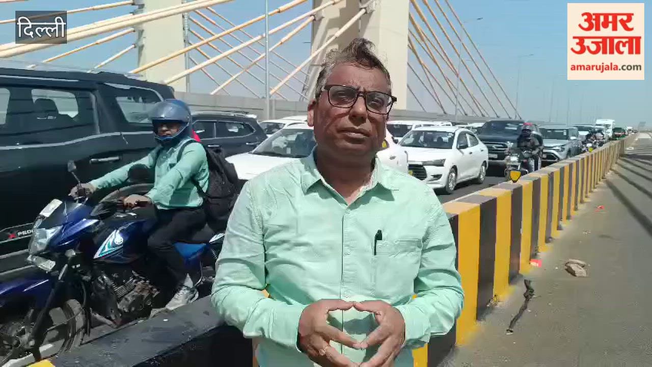 Massive traffic jam on Delhi's Barapullah Elevated Road Phase 3