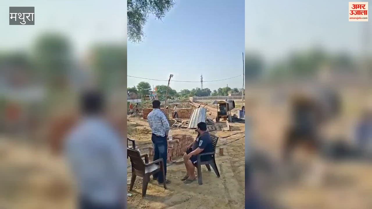 Shots fired after refusal to pay ₹20 lakh extortion; laborers saved their lives by taking cover behind bricks.
