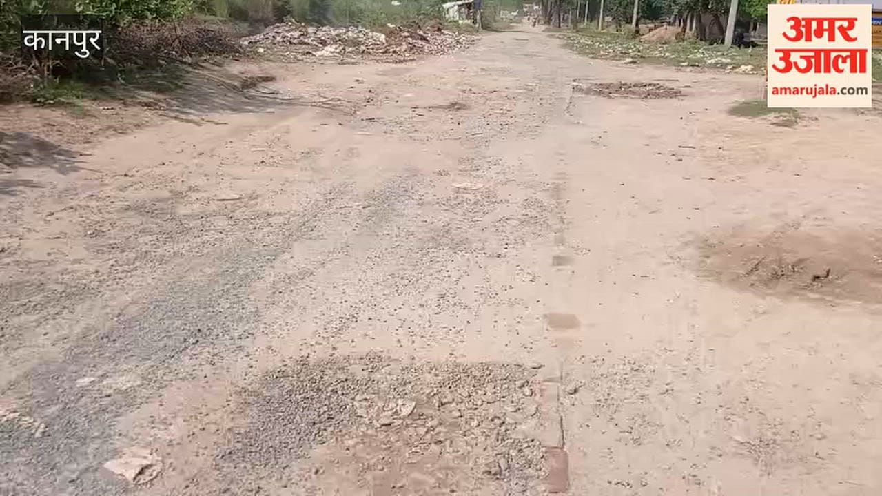 Potholes and loose gravel on the Kursauli Canal Bridge road causing trouble for motorists