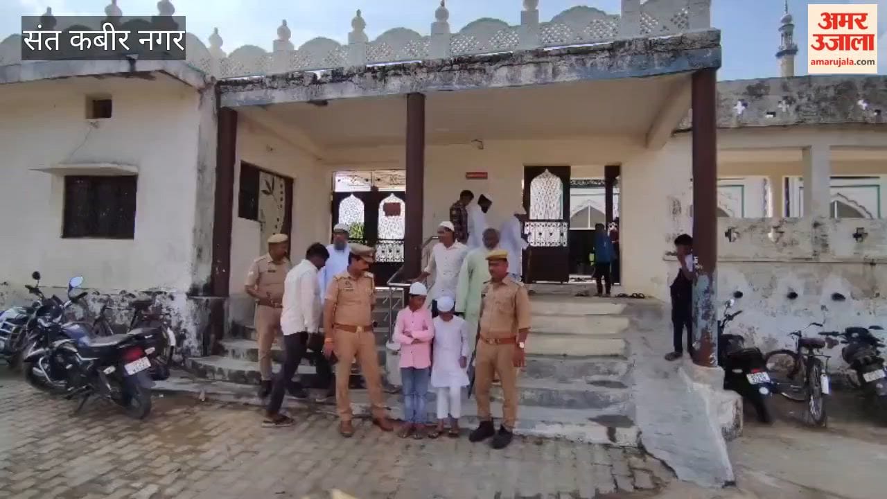 Mahuli Police on Alert for Friday Prayers Inspects Security Arrangements at Mosques