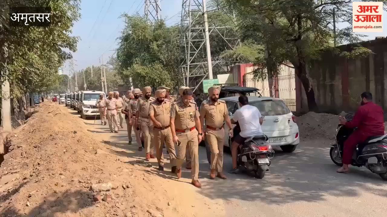 Police on alert in Amritsar ahead of Dussehra; flag march conducted across all three zones