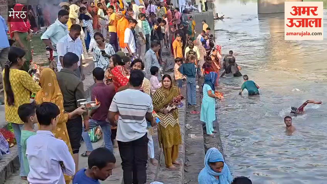 Meerut: Procession of Goddess Durga taken out with devotion and joy; idol immersion in the Ganga Canal