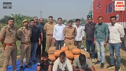 Cannabis worth 1.25 crore seized in Mathura