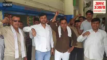 Roadways employees in Palwal went on strike in support of electricity department workers
