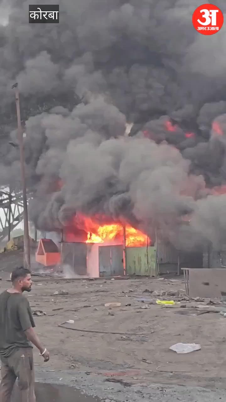 Major fire breaks out in three transformers at SECL Manikpur's SCC camp, controlled by two fire tenders,