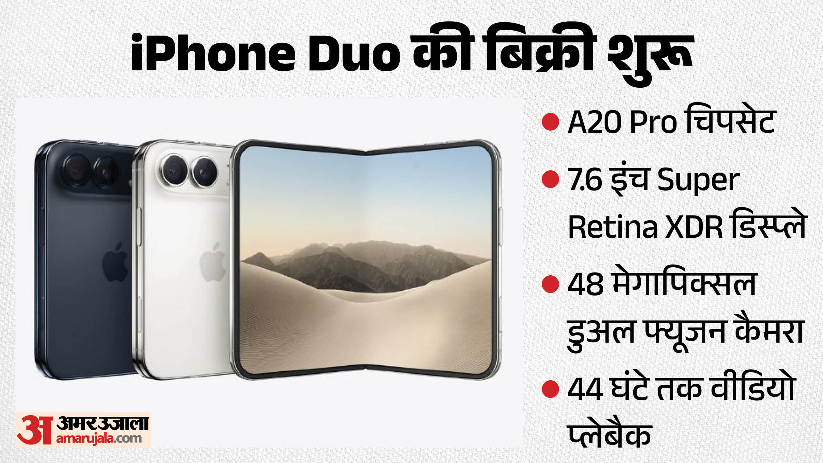 आईफोन डुओ की भारत में बिक्री शुरू: 4.5 लाख रुपये तक कीमत, A20 Pro चिपसेट से लैस, सेल ऑफर में करें बचत